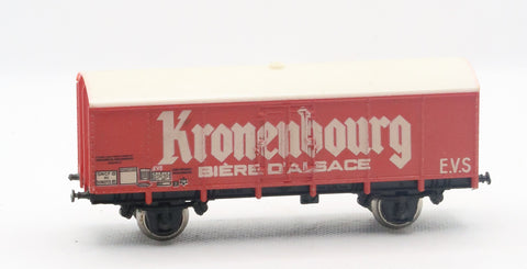 Ancien wagon de la brasserie Kronenbourg