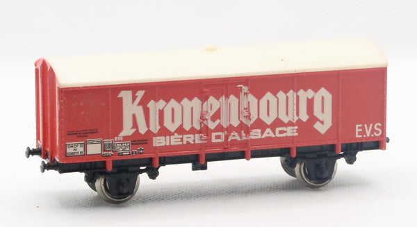 Ancien wagon de la brasserie Kronenbourg