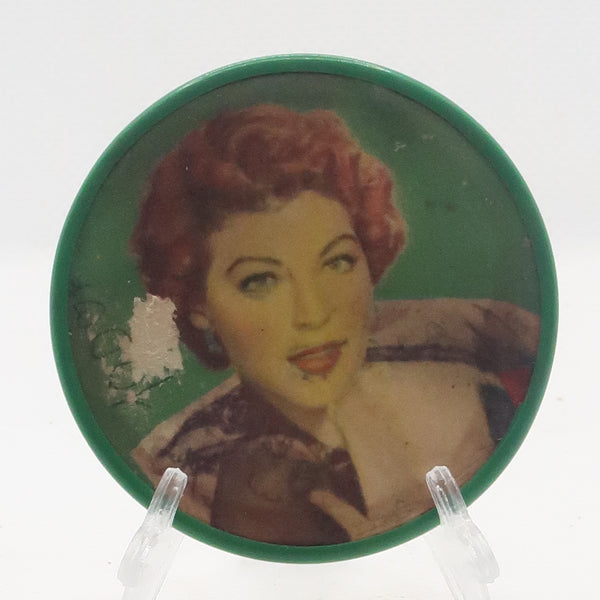 Ancien miroir de courtoisie Pin-up