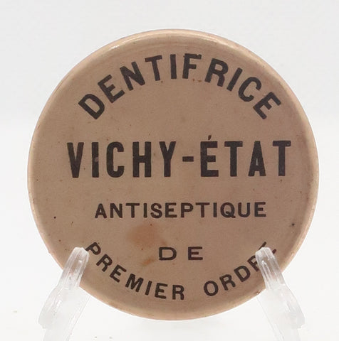 Ancien miroir de courtoisie dentifrice Vichy d'Etat