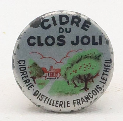 Ancien bouchon capsule ou couronne Cidre du clos Joli