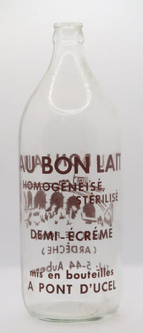 Ancienne bouteille de lait Aubenas Ardèche