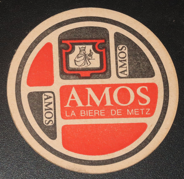 Ancien sous bock de la brasserie Amos bière Lorraine