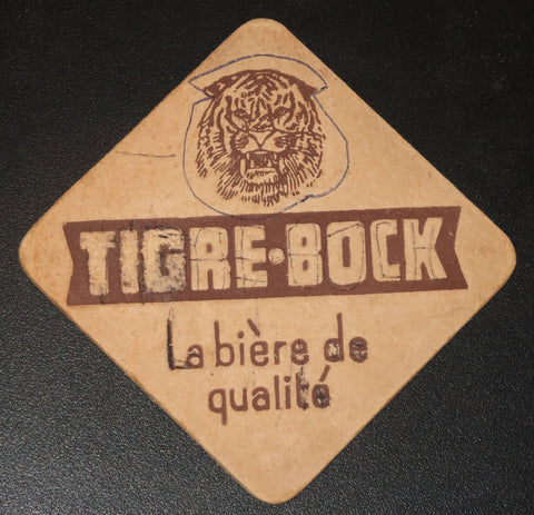 Ancien sous bock de la brasserie Tigre Bock